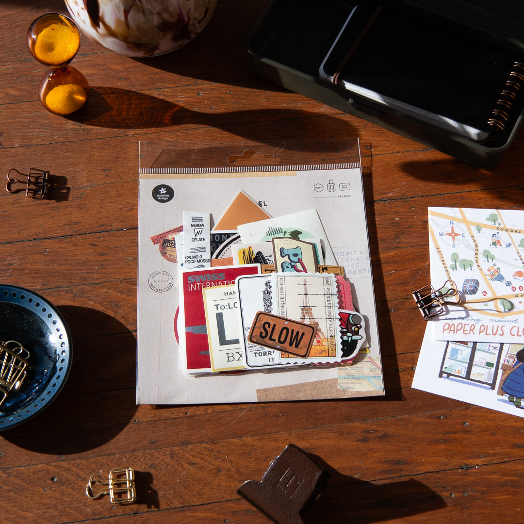 Suatelier Stickers - Seal Flakes 1516 Vintage Label