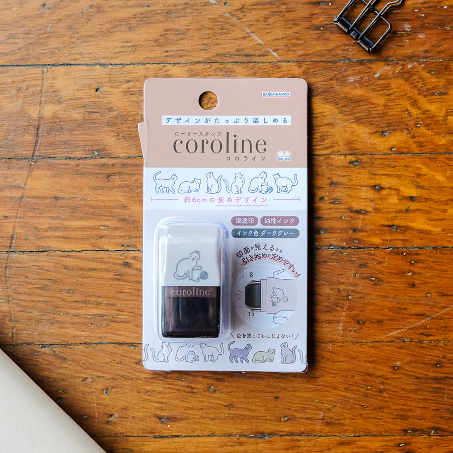 Sun-Star Roller Stamp - Coroline Self-Inking Stamp - Cat