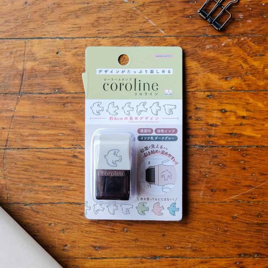 Sun-Star Roller Stamp - Coroline Self-Inking Stamp - Bird