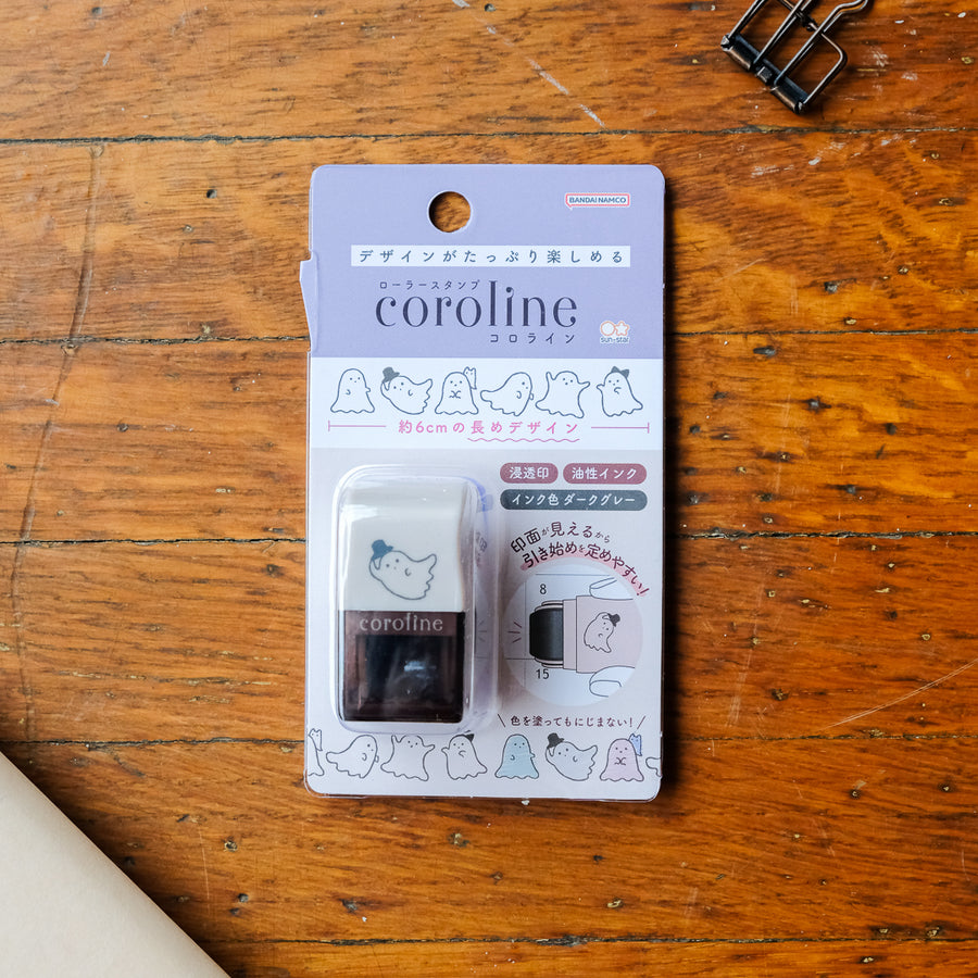 Sun-Star Roller Stamp - Coroline Self-Inking Stamp - Ghost