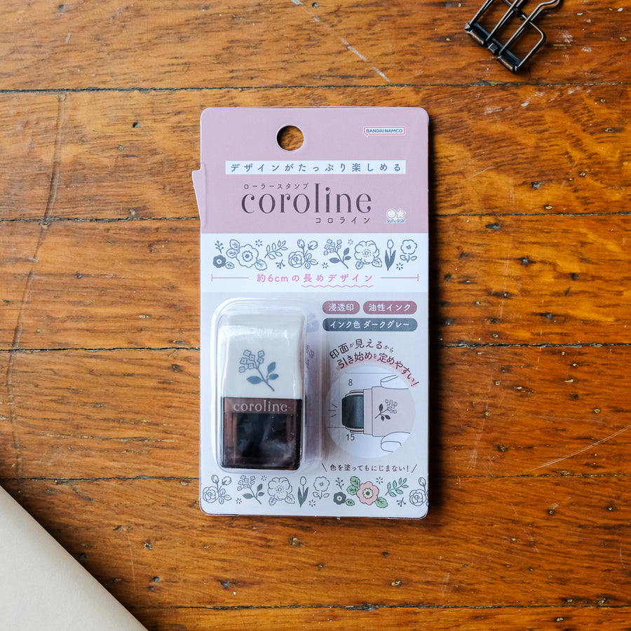 Sun-Star Roller Stamp - Coroline Self-Inking Stamp - Flower