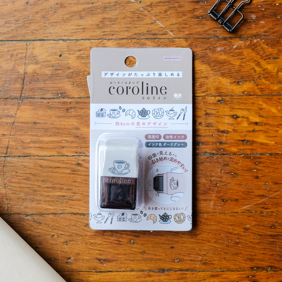 Sun-Star Roller Stamp - Coroline Self-Inking Stamp - Food