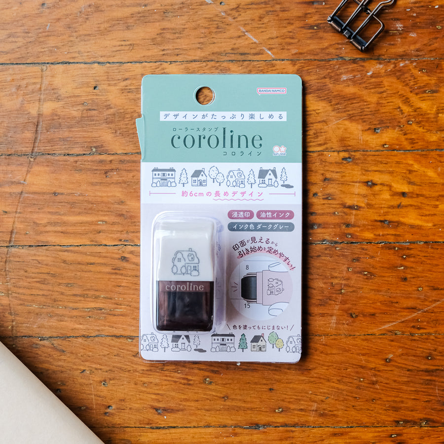 Sun-Star Roller Stamp - Coroline Self-Inking Stamp - House