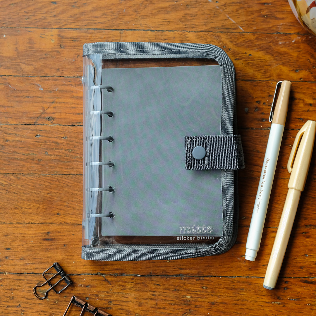 Sun-Star Mitte Sticker Binder - Grey