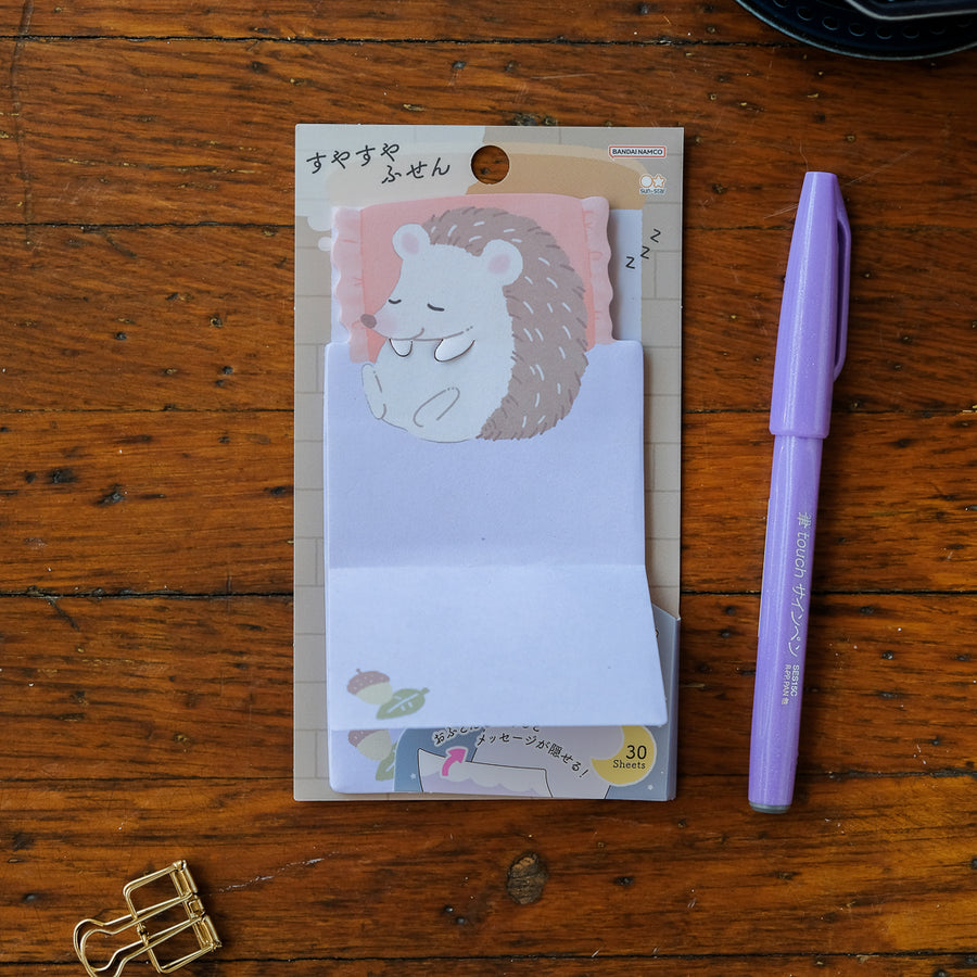 Sun-Star Sleepytime Sticky Notes - Hedgehog