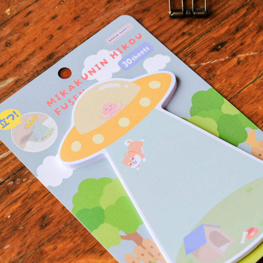 Sun-Star UFO Sticky Memo Pad - Shiba Inu
