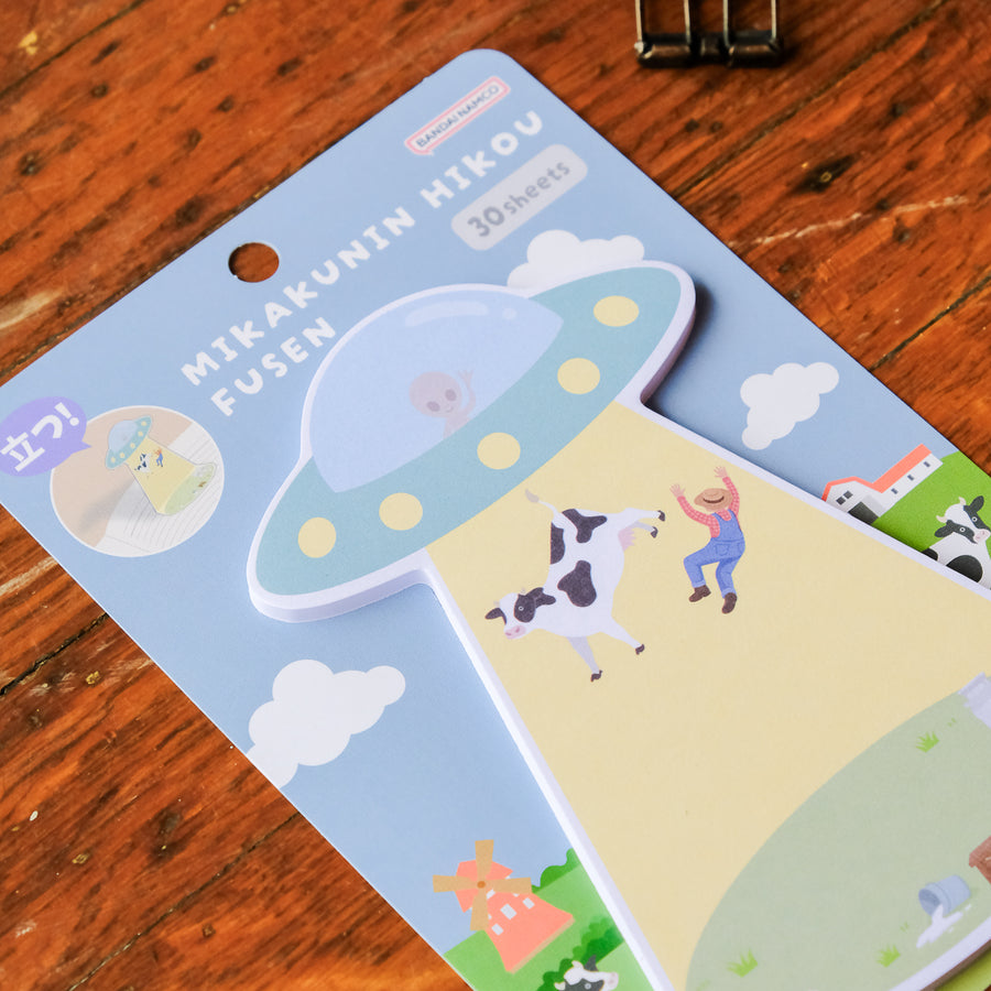 Sun-Star UFO Sticky Memo Pack - Milking Cow