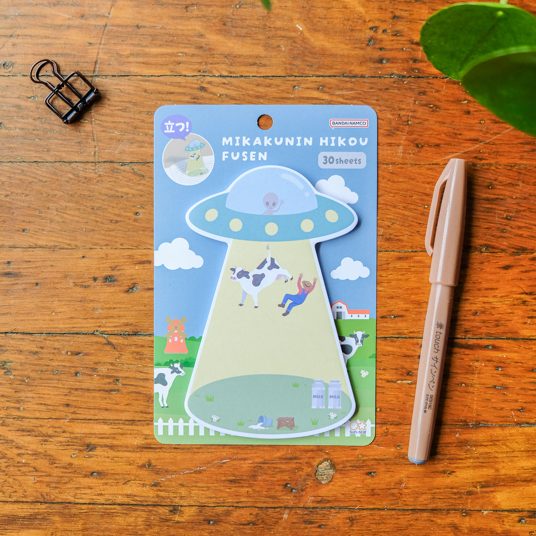 Sun-Star UFO Sticky Memo Pack - Milking Cow