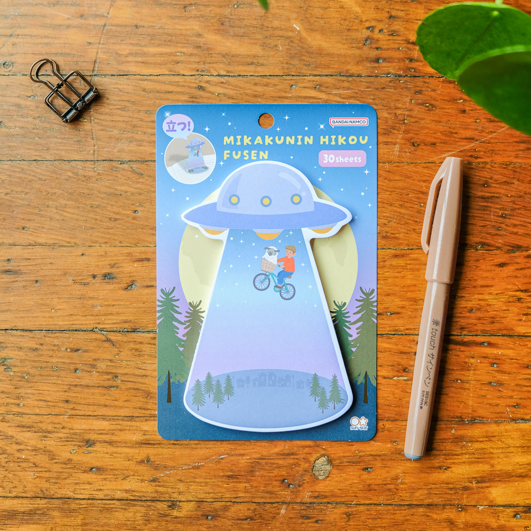Sun-Star UFO Sticky Memo Pad - Bicycle