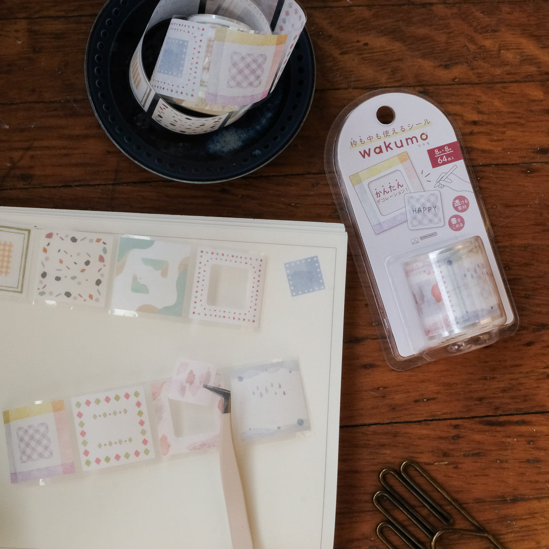 Sun-Star Wakumo Sticker Roll - Square: Patterns