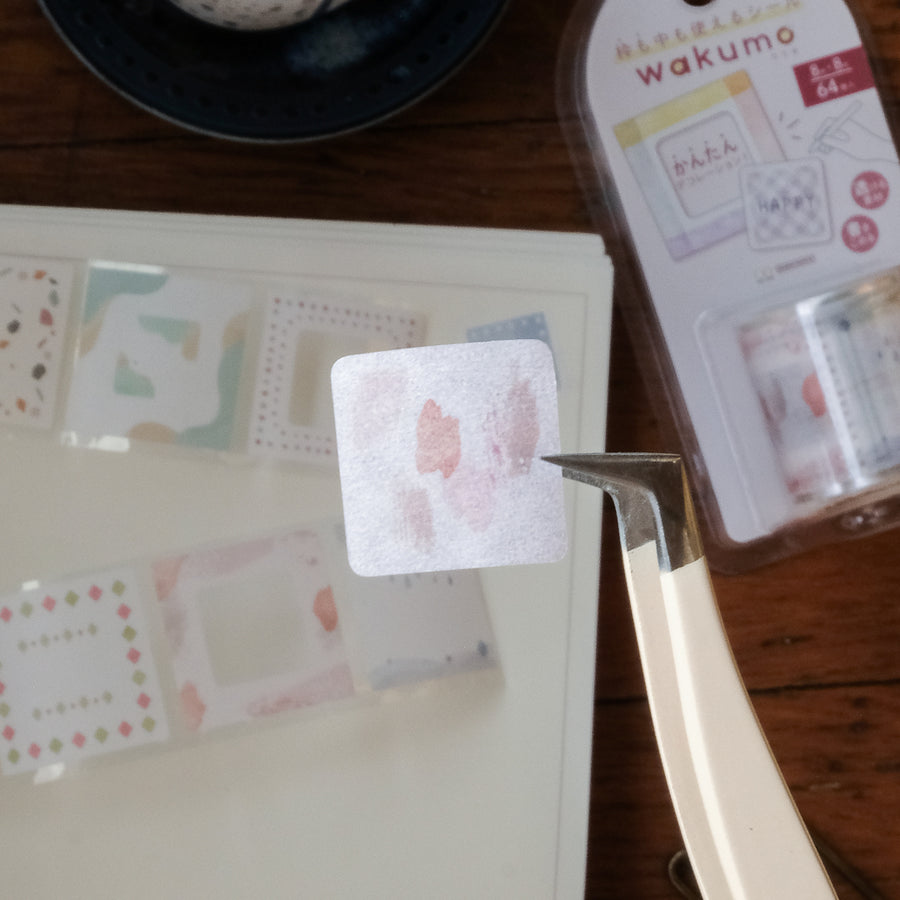 Sun-Star Wakumo Sticker Roll - Square: Patterns