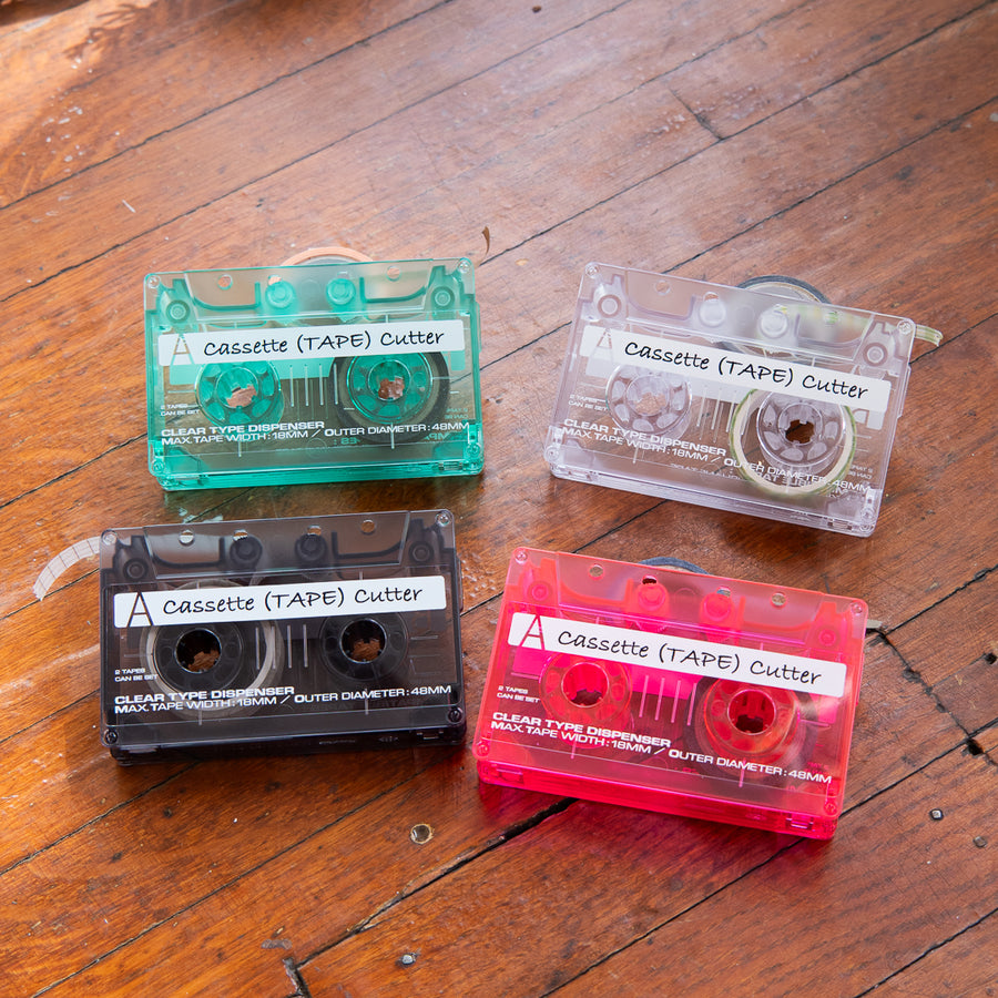 Cassette Tape Cutter - Clear Mint