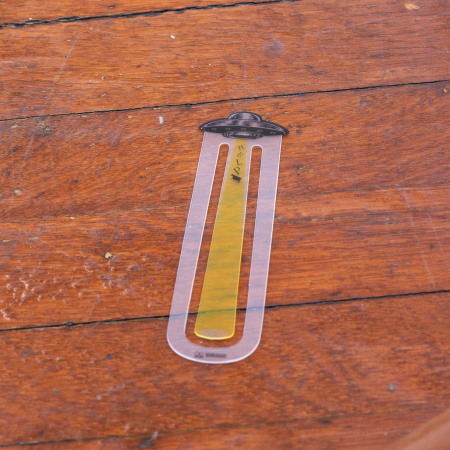 UFO Bookmark - Yellow