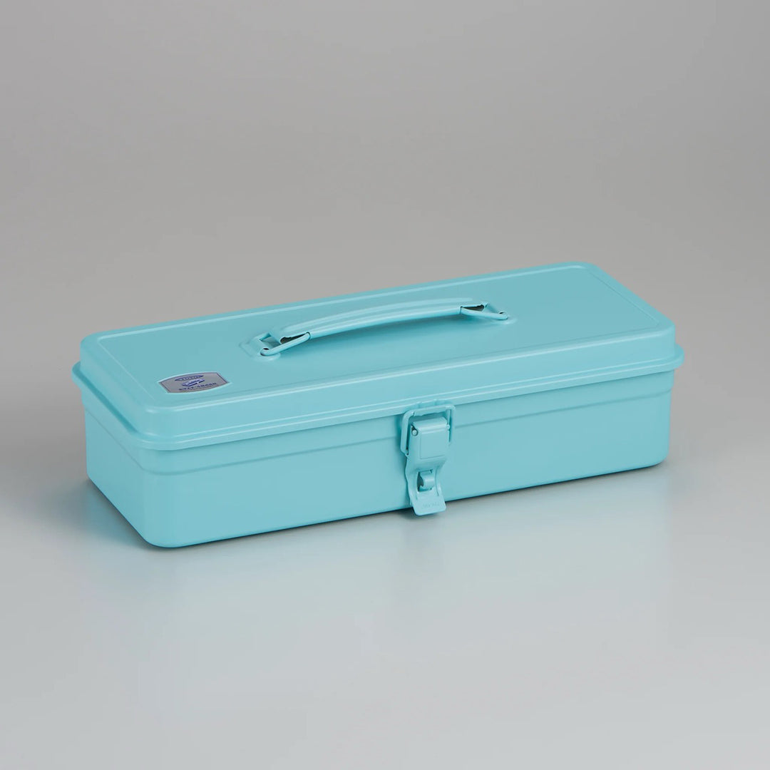 Toyo T-320 Metal Toolbox Storage Case - Soft Blue