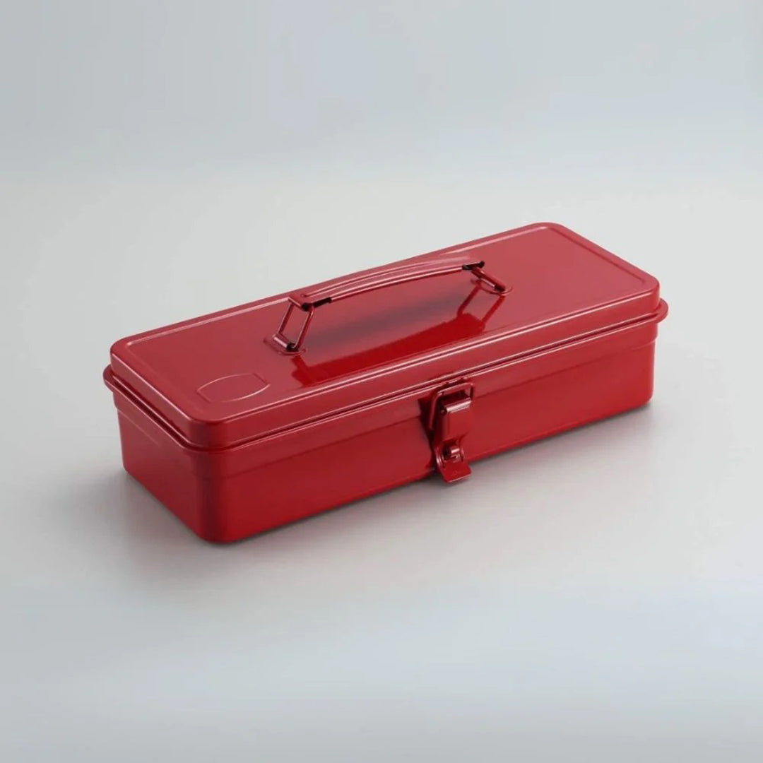 Toyo T-320 Metal Toolbox Storage Case - Red