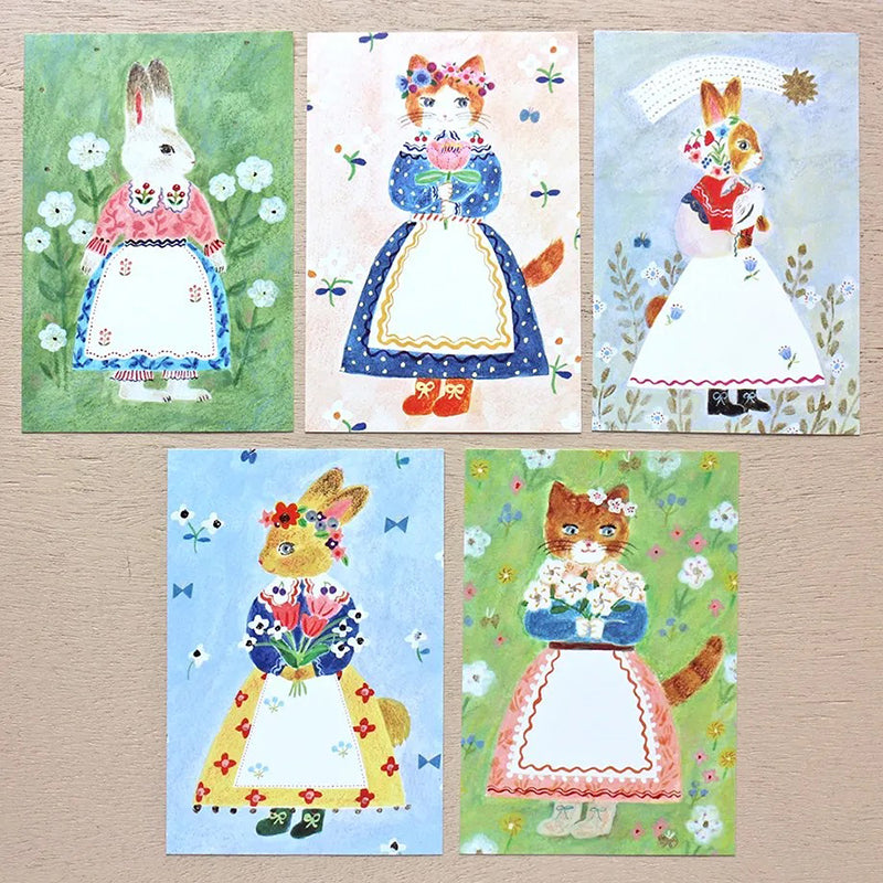 Cozyca x Aiko Fukawa Postcard Set - 25563 Tablier