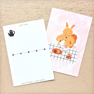 Cozyca x Mariko Fukuoka Postcard Set - 25561 Tea Time