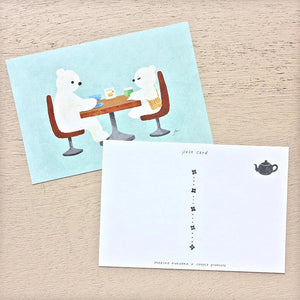 Cozyca x Mariko Fukuoka Postcard Set - 25561 Tea Time