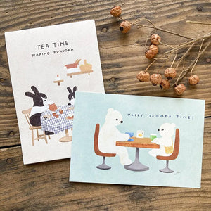 Cozyca x Mariko Fukuoka Postcard Set - 25561 Tea Time