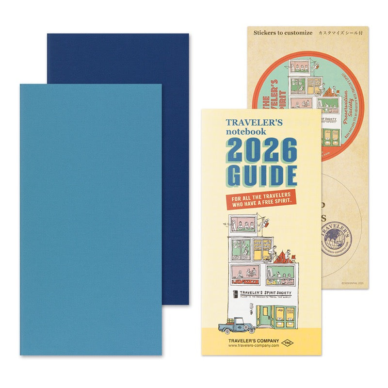 PRE ORDER (OCT 1) 2026 Traveler's Notebook Refill - Regular Size - Weekly + Memo