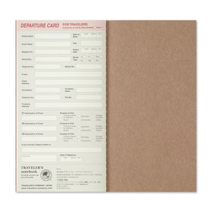 PRE ORDER (OCT 1) 2026 Traveler's Notebook Refill - Regular Size - Weekly + Memo