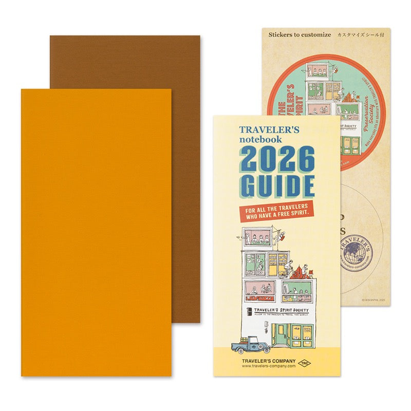 PRE ORDER (OCT 1) 2026 Traveler's Notebook Refill - Regular Size - Weekly Vertical