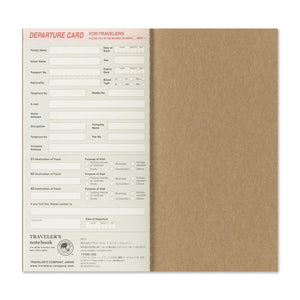 PRE ORDER (OCT 1) 2026 Traveler's Notebook Refill - Regular Size - Weekly Vertical