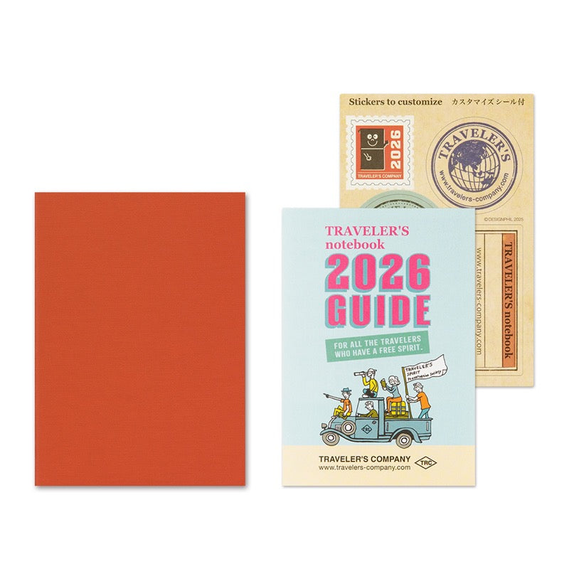 PRE ORDER (OCT 1) 2026 Traveler's Notebook Refill - Passport Size - Monthly