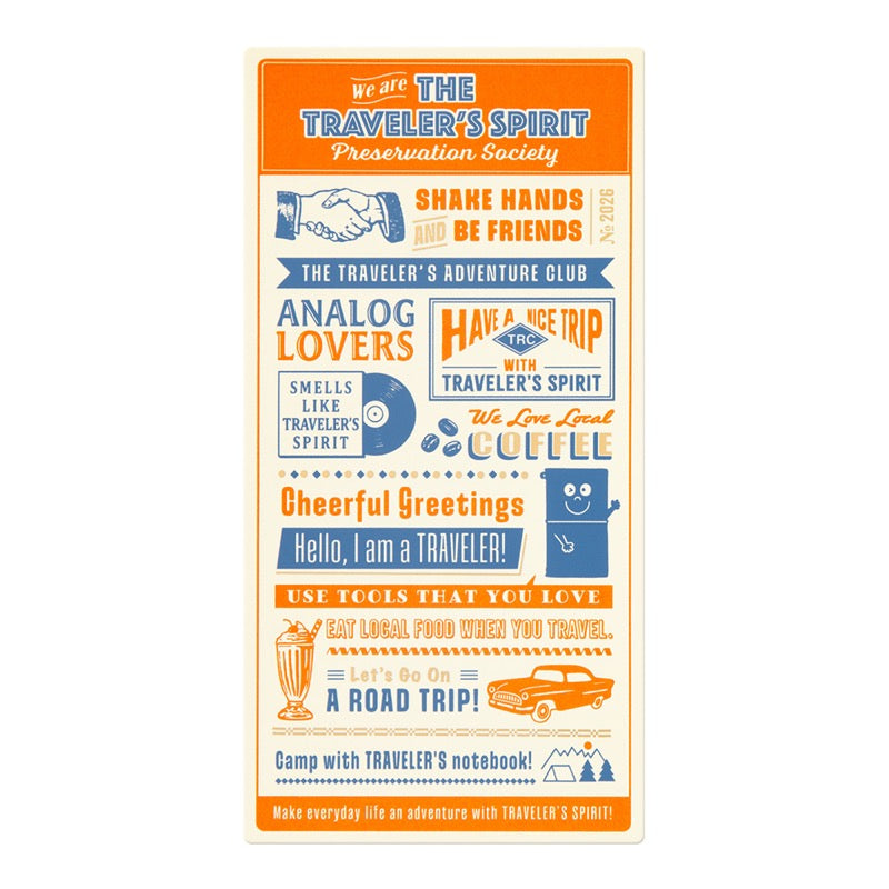 PRE ORDER (OCT 1) 2026 Traveler's Notebook Pencil Board - Regular