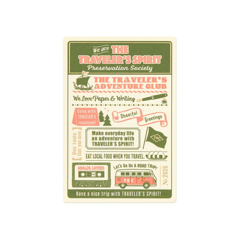 PRE ORDER (OCT 1) 2026 Traveler's Notebook Pencil Board - Passport