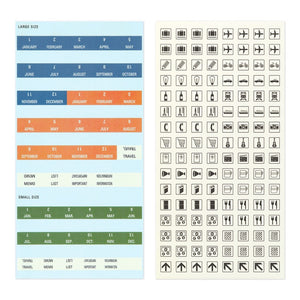 PRE ORDER (OCT 1) 2026 Traveler's Notebook Customized Sticker Set