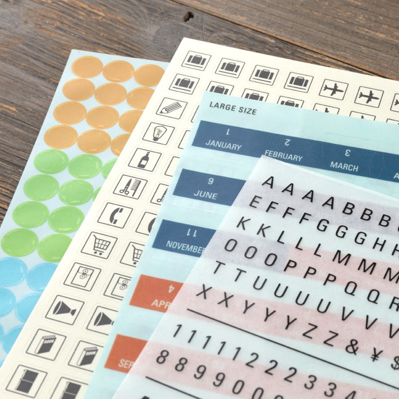PRE ORDER (OCT 1) 2026 Traveler's Notebook Customized Sticker Set