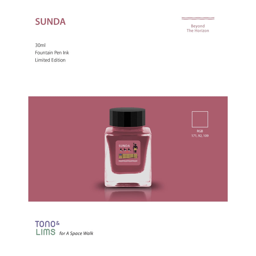 Tono & Lims Fountain Pen Ink - Beyond the Horizon - SUNDA Remastered