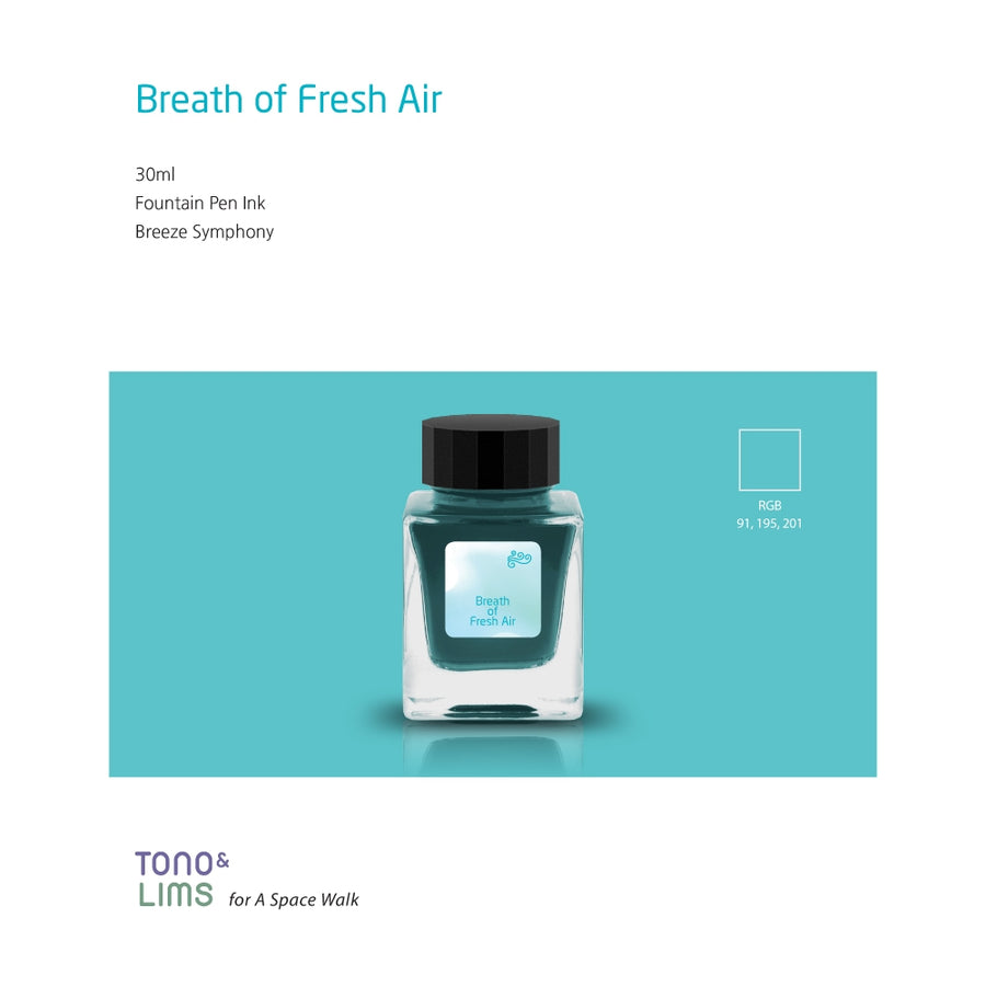 Tono & Lims Fountain Pen Ink - Breeze Symphony - Breath of Fresh Air