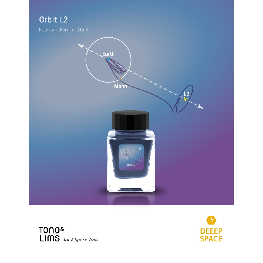 Tono & Lims Fountain Pen Ink - Deeep Space - Orbit L2