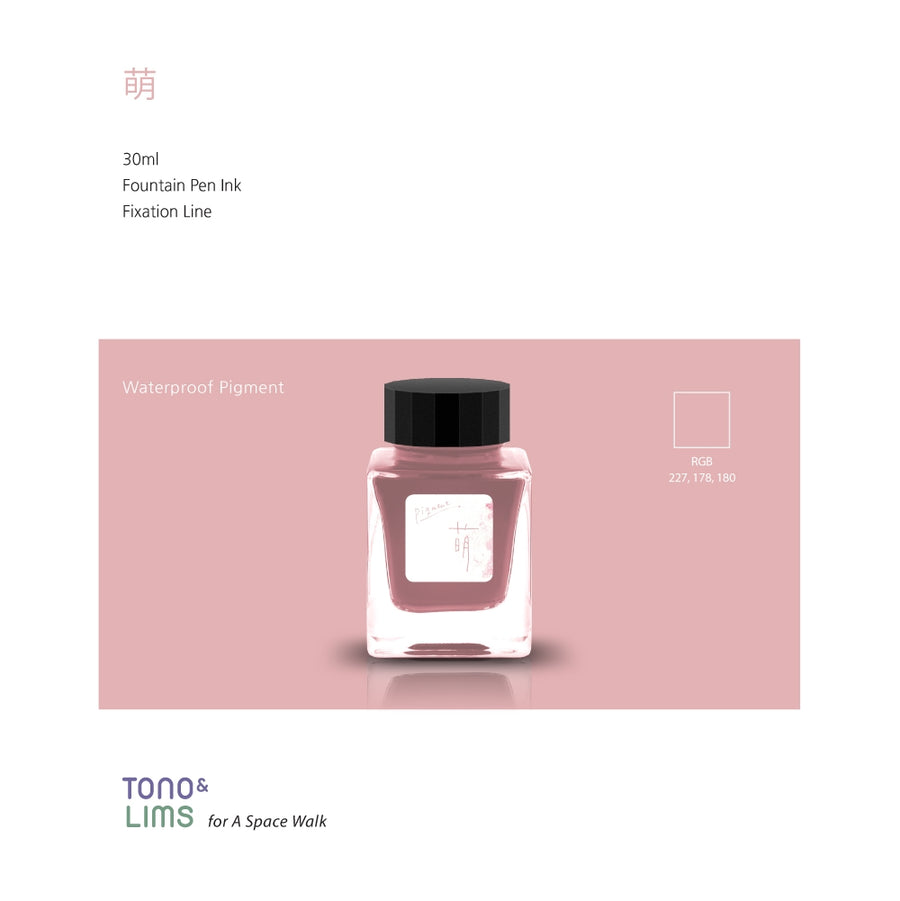 Tono & Lims Fountain Pen Ink - Fixation - Moe (Affection) 萌