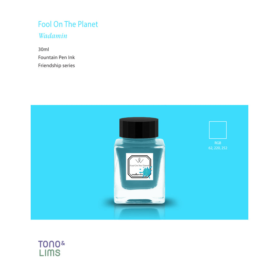 Tono & Lims Fountain Pen Ink - Friendship - Fool On The Planet