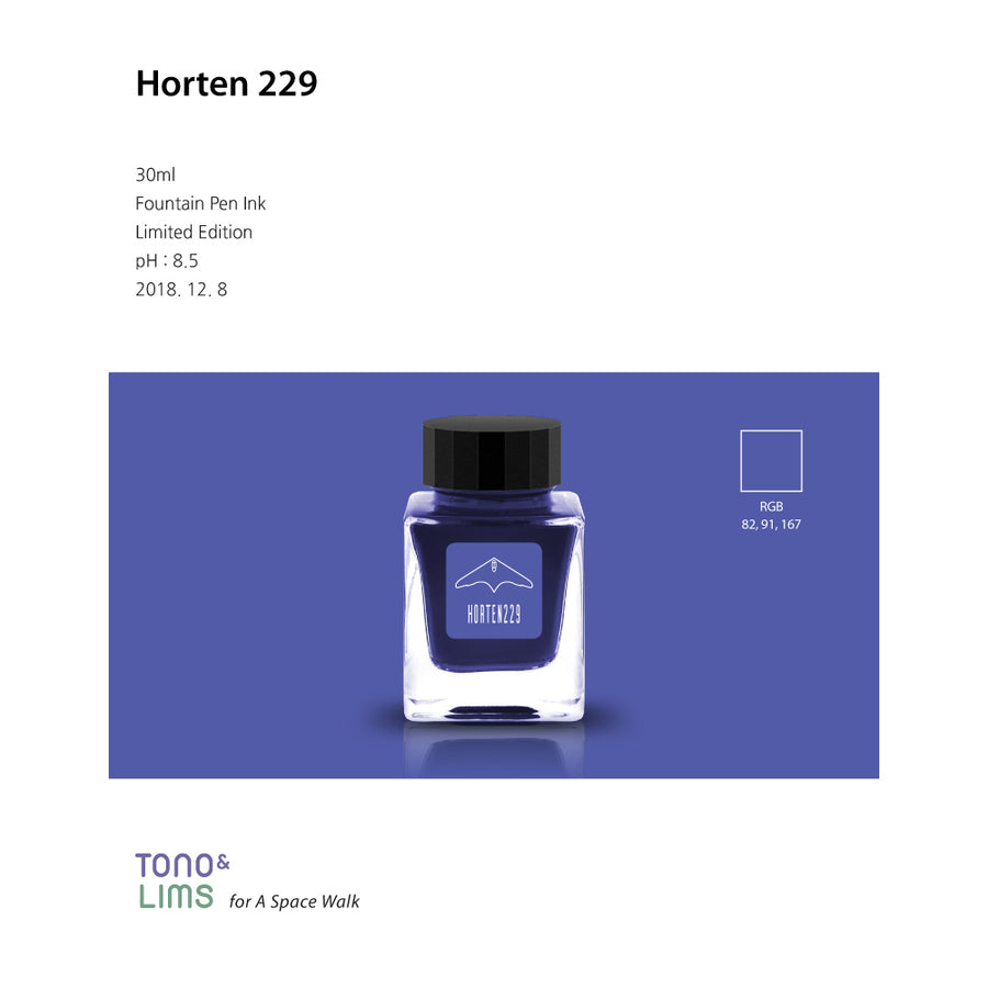 Tono & Lims Fountain Pen Ink - Limited Edition - Horten 229