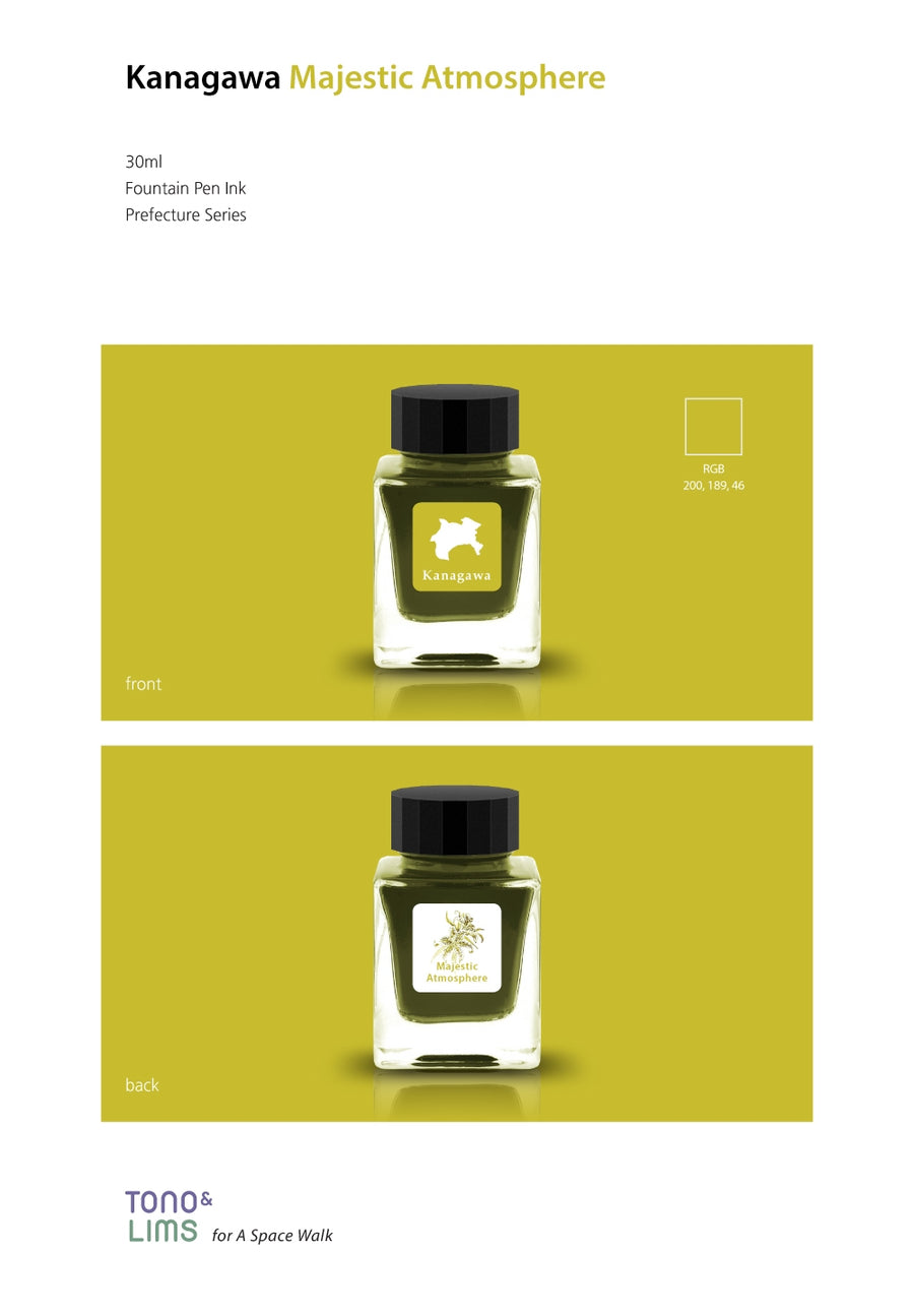 Tono & Lims Fountain Pen Ink - Prefecture - Kanagawa Majestic Atmosphere