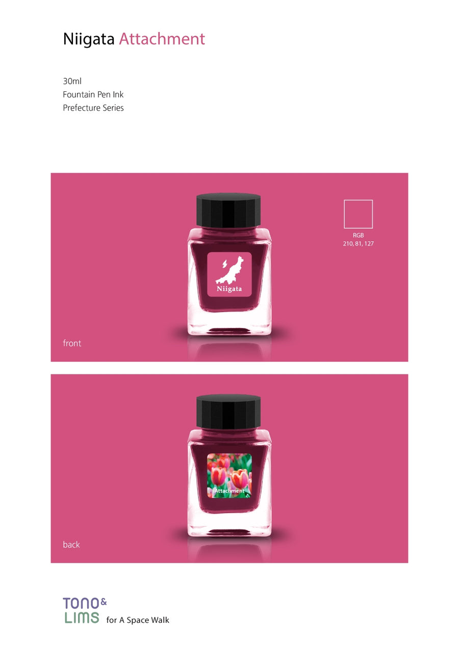 Tono & Lims Fountain Pen Ink - Prefecture - Niigata Attachment