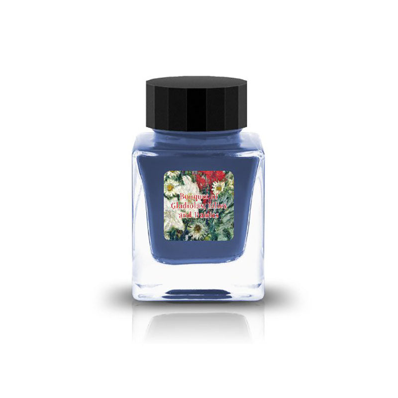 Tono & Lims Glass Pen Ink - Crystal Line - Bouquet of Gladiolas, Lilies and Daisies