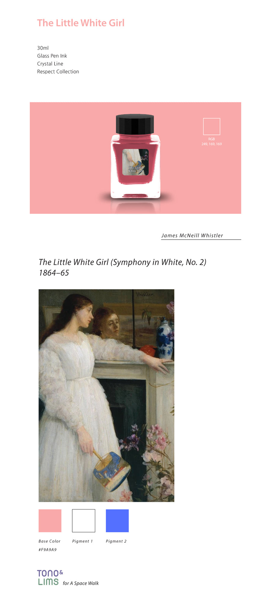 Tono & Lims Glass Pen Ink - Crystal Line - The Little White Girl