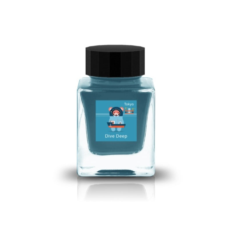 Tono & Lims Fountain Pen Ink - Tokyo Special - Dive Deep