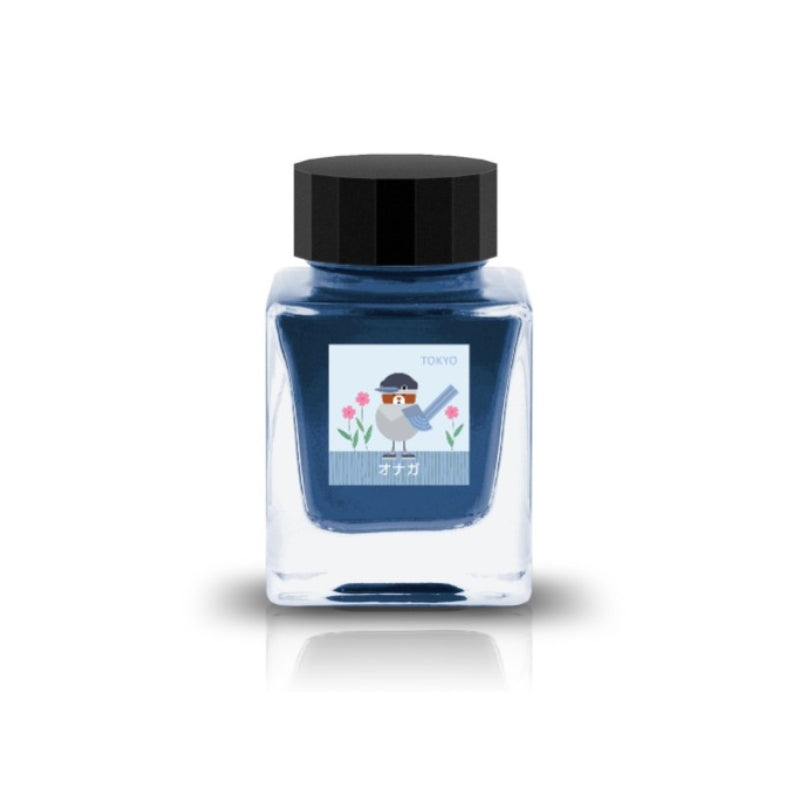 Tono & Lims Fountain Pen Ink - Tokyo Special - Onaga (Azure-winged Magpie)