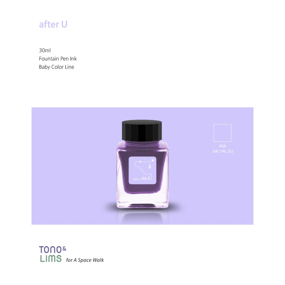 Tono & Lims Fountain Pen Ink - Baby Color - after U