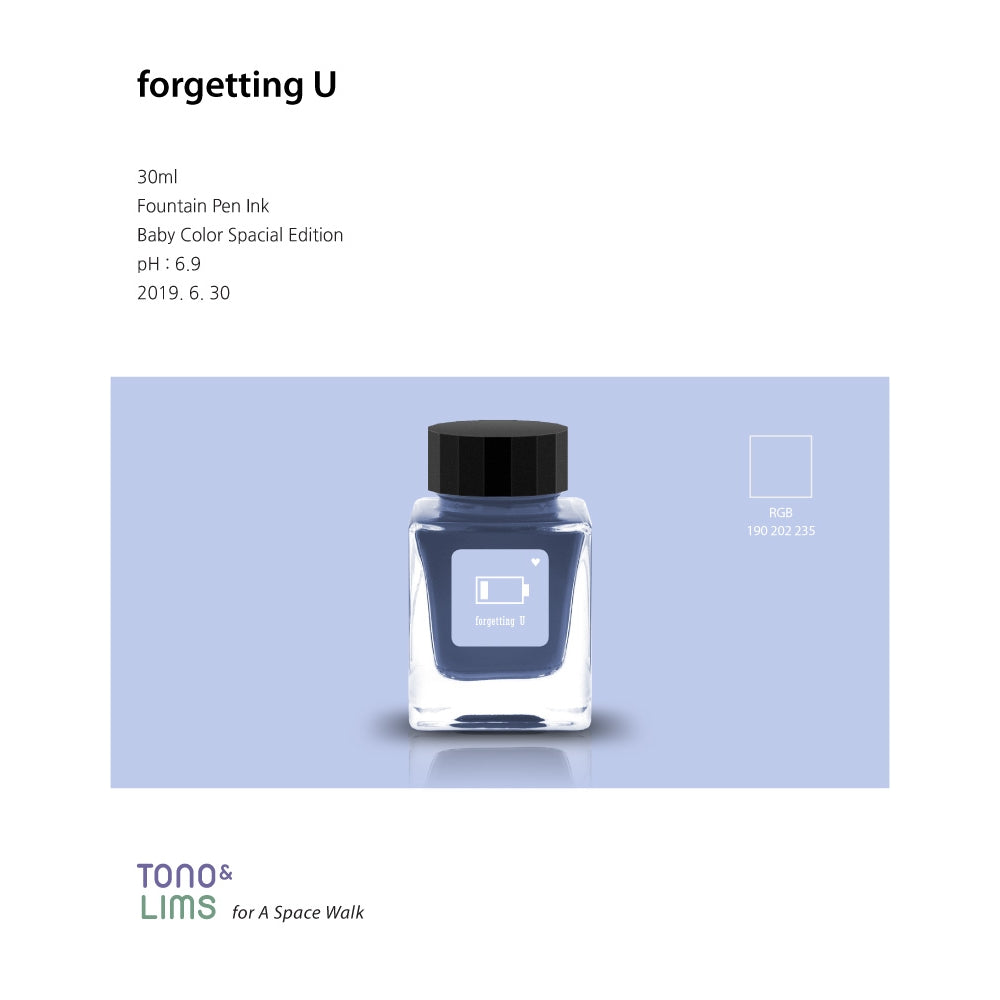 Tono & Lims Fountain Pen Ink - Baby Color - Forgetting U