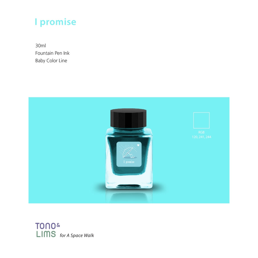 Tono & Lims Fountain Pen Ink - Baby Color - I promise
