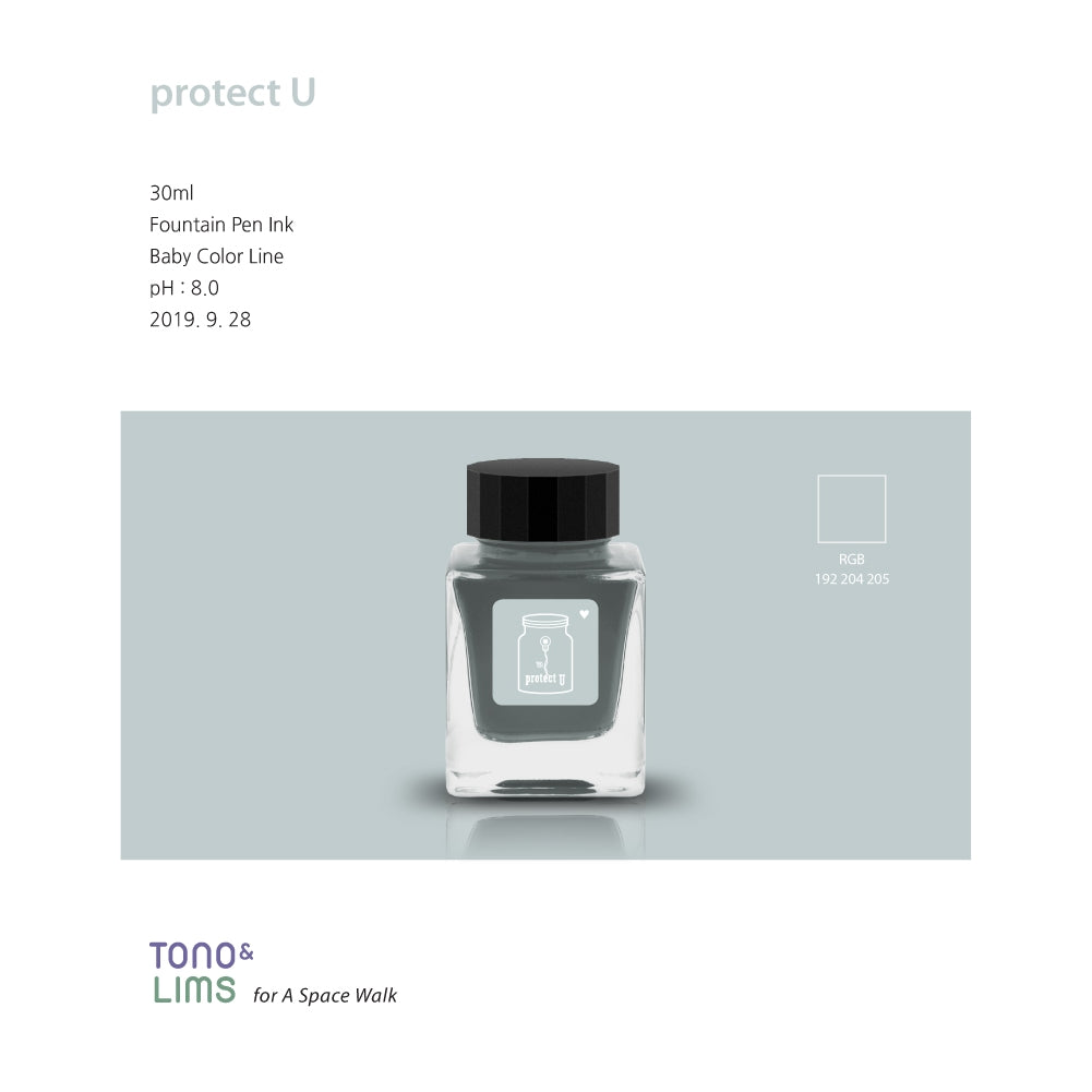 Tono & Lims Fountain Pen Ink - Baby Color - Protect U