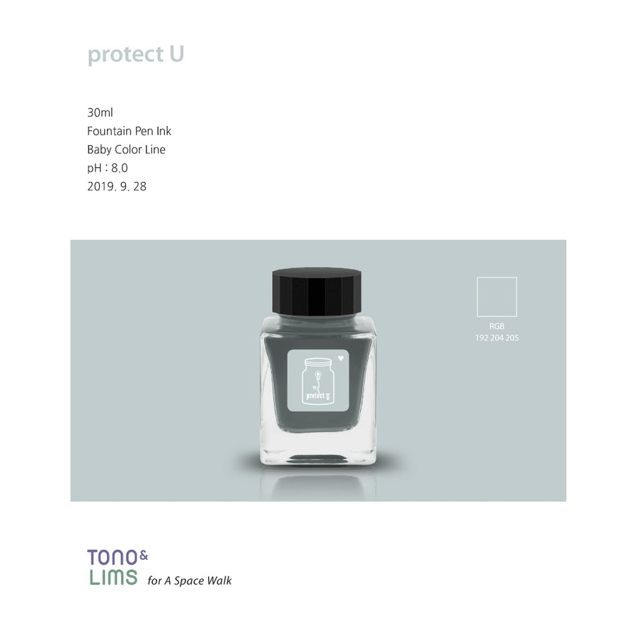 Tono & Lims Fountain Pen Ink - Baby Color - Protect U