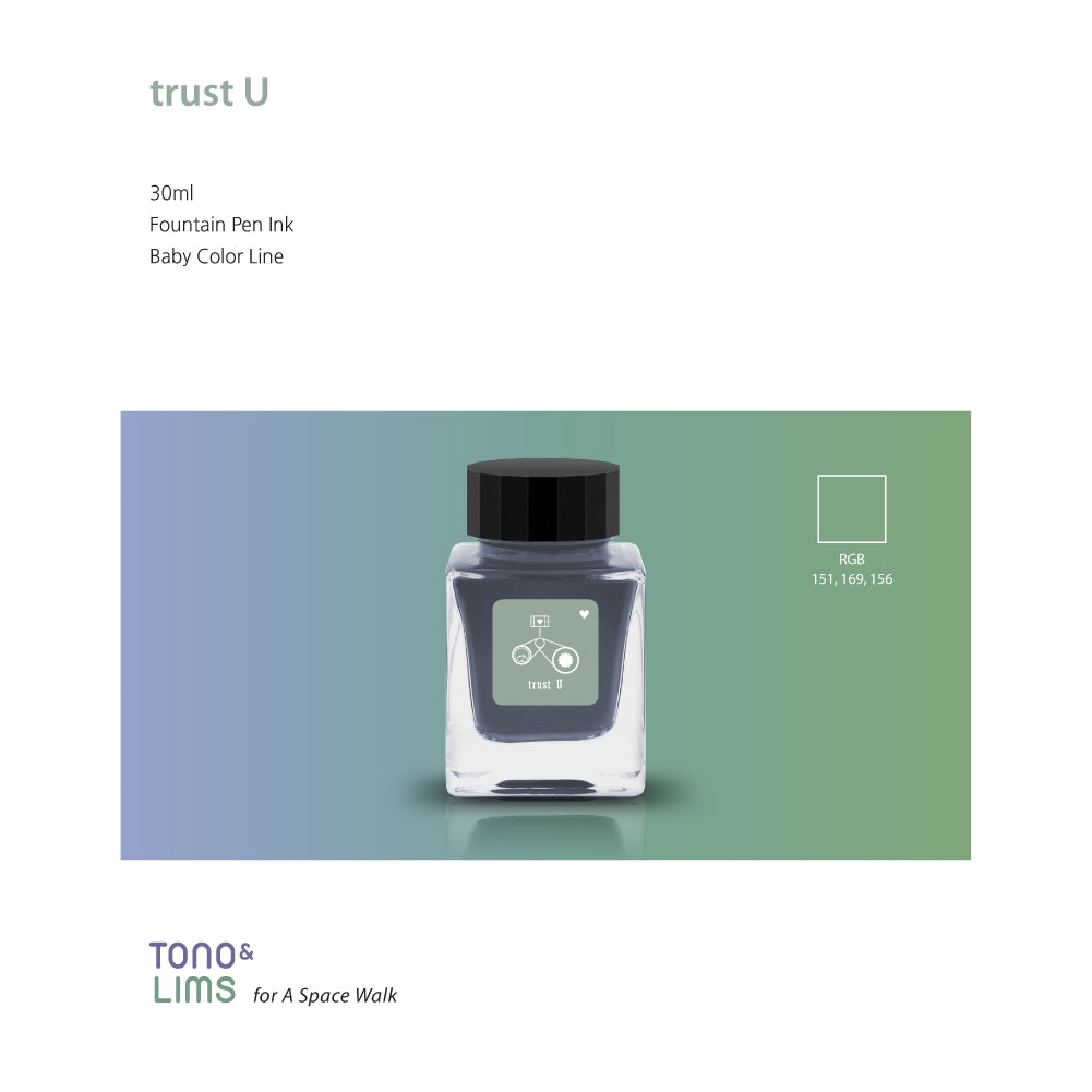 Tono & Lims Fountain Pen Ink - Baby Color - Trust U